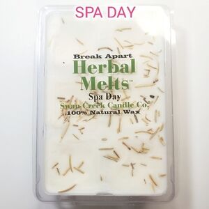 SPA DAY by SWAN CREEK CANDLE CO. Herbal Melts 100% Natural Wax 5.25 oz NWT